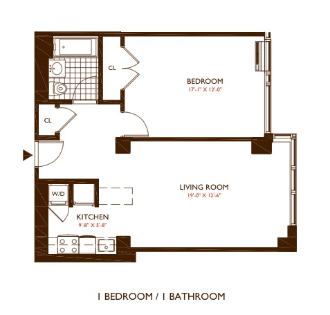 Floorplan for 181 East 119th Street, 3C