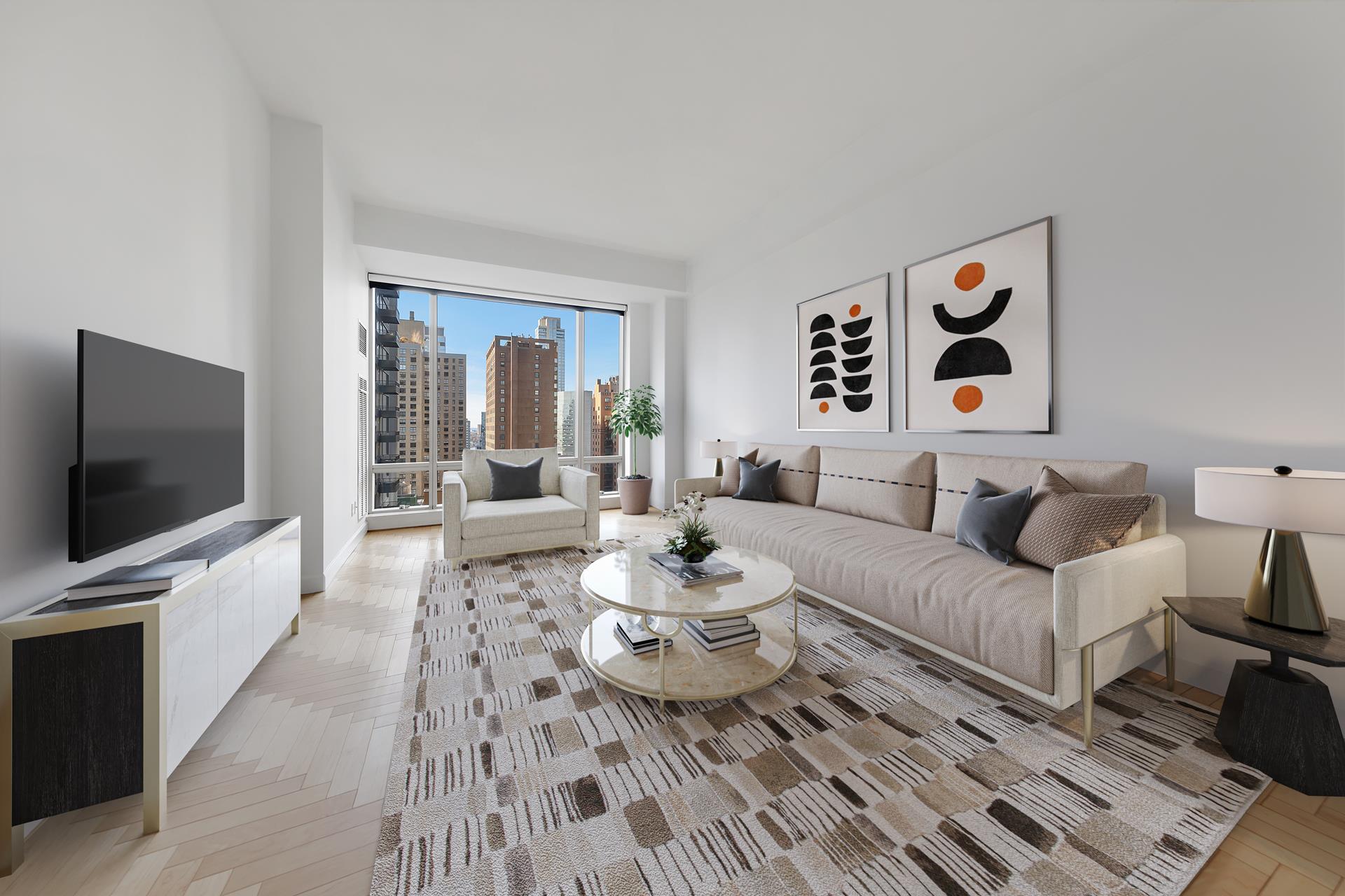 1 Central Park 25E, Lincoln Square, Upper West Side, NYC - 2 Bedrooms  
2.5 Bathrooms  
4 Rooms - 