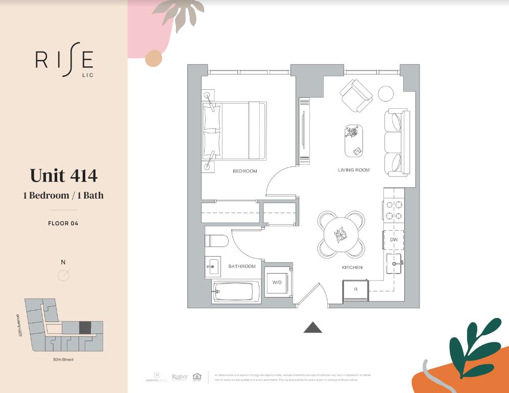 Floorplan for 29-17 40th Avenue, 414