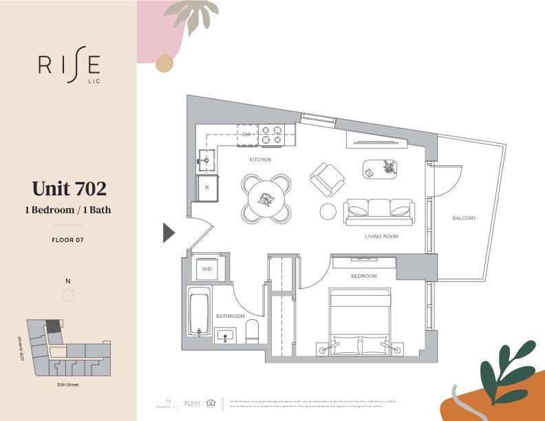 Floorplan for 29-17 40th Avenue, 702