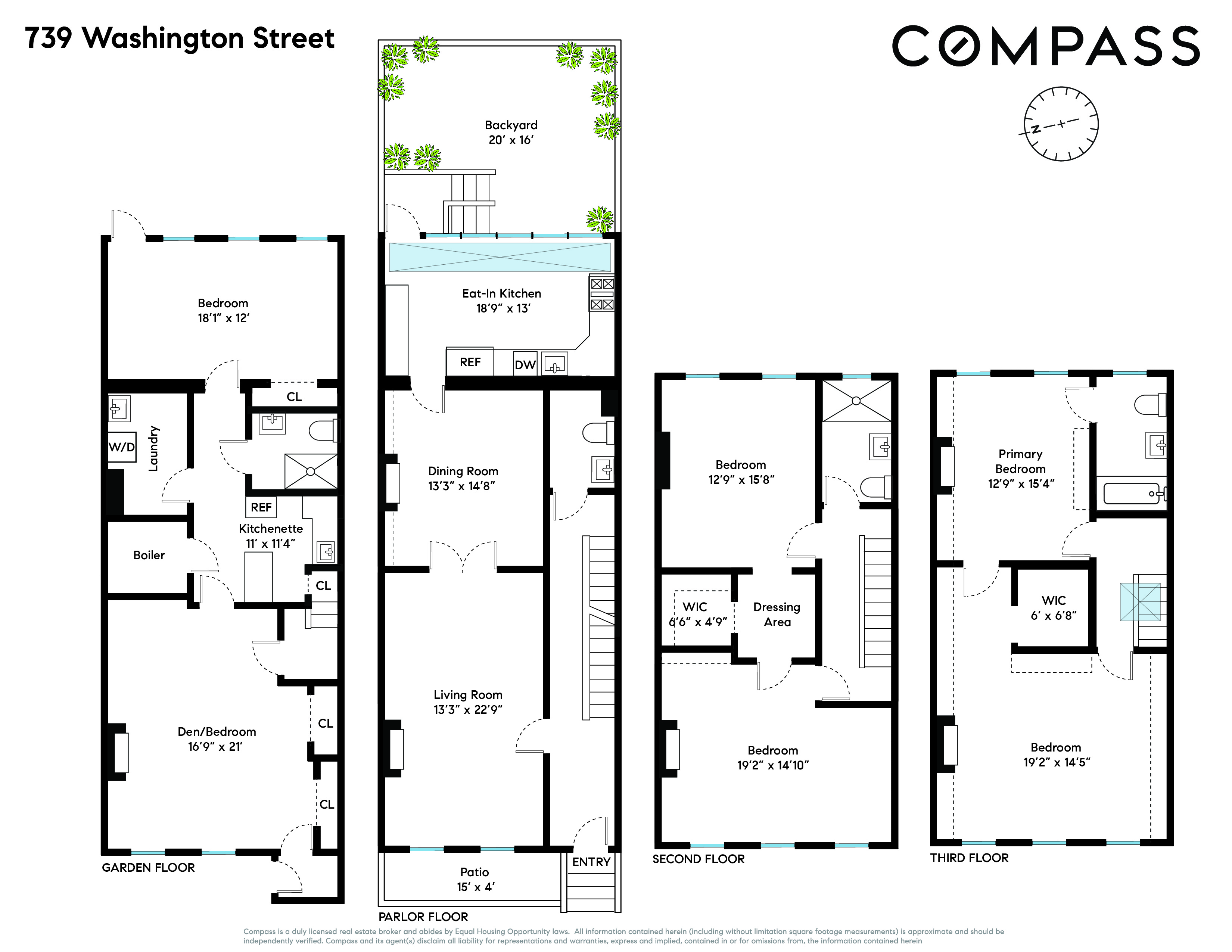 Floorplan for 739 Washington Street