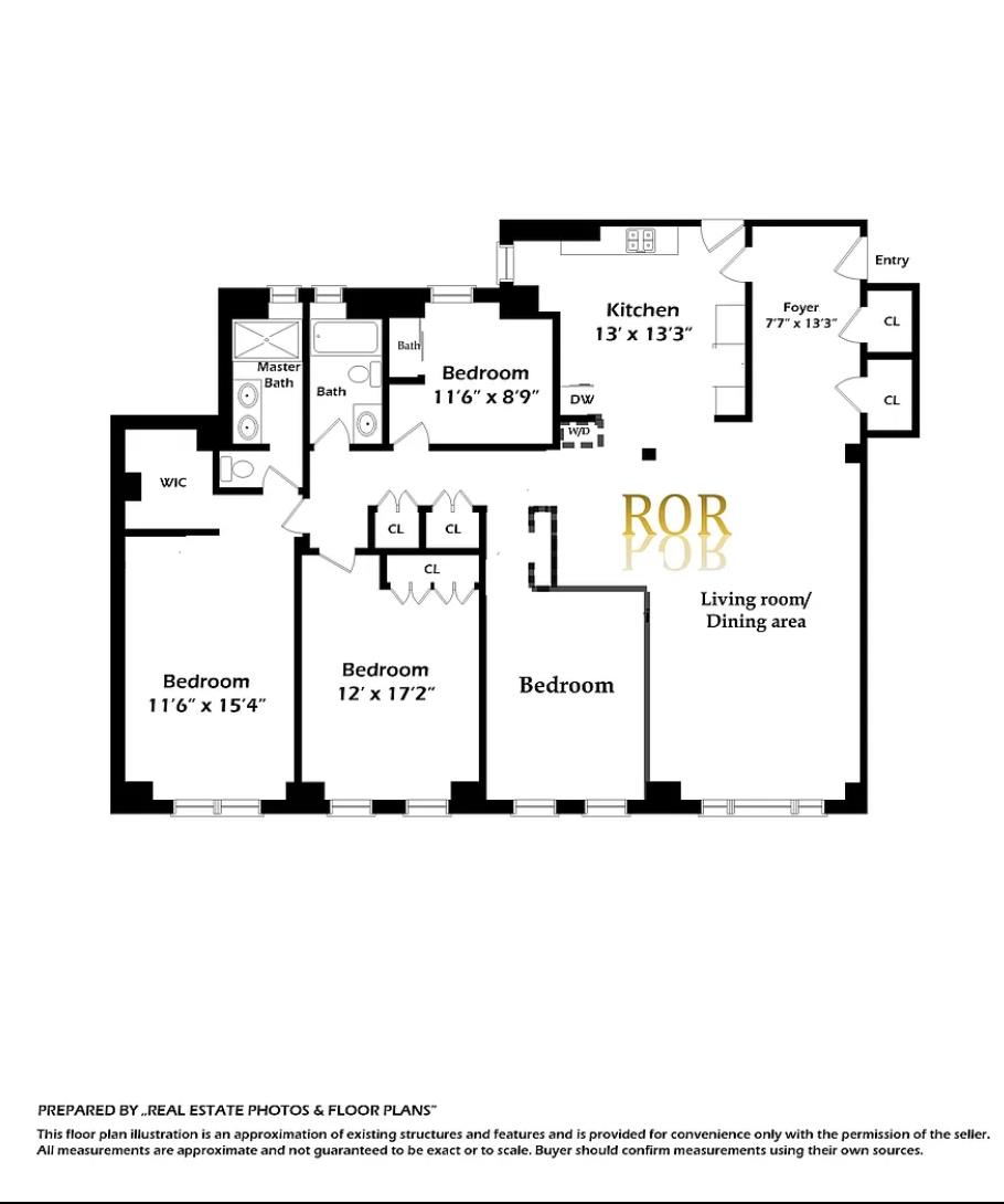 Floorplan for 124 West 79th Street, 7-A