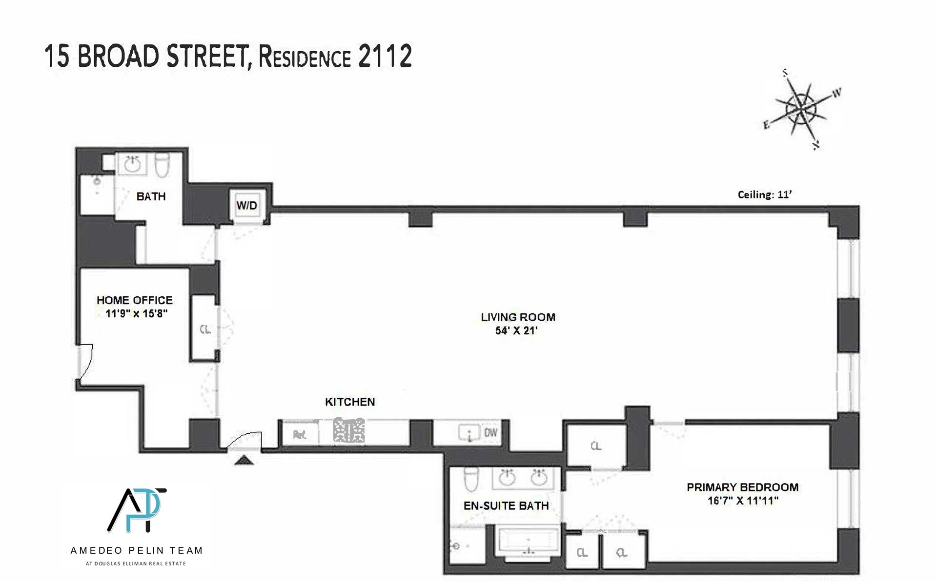 Floorplan for 15 Broad Street, 2112