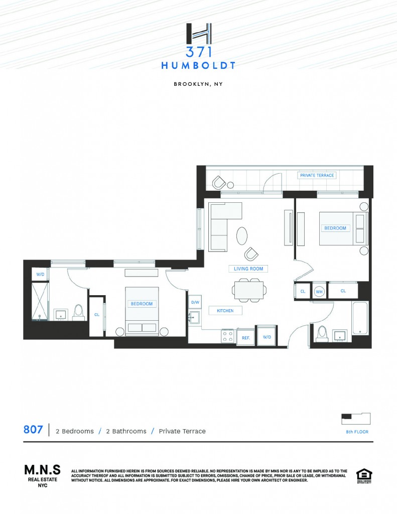 Floorplan for 781 Metropolitan Avenue, 807