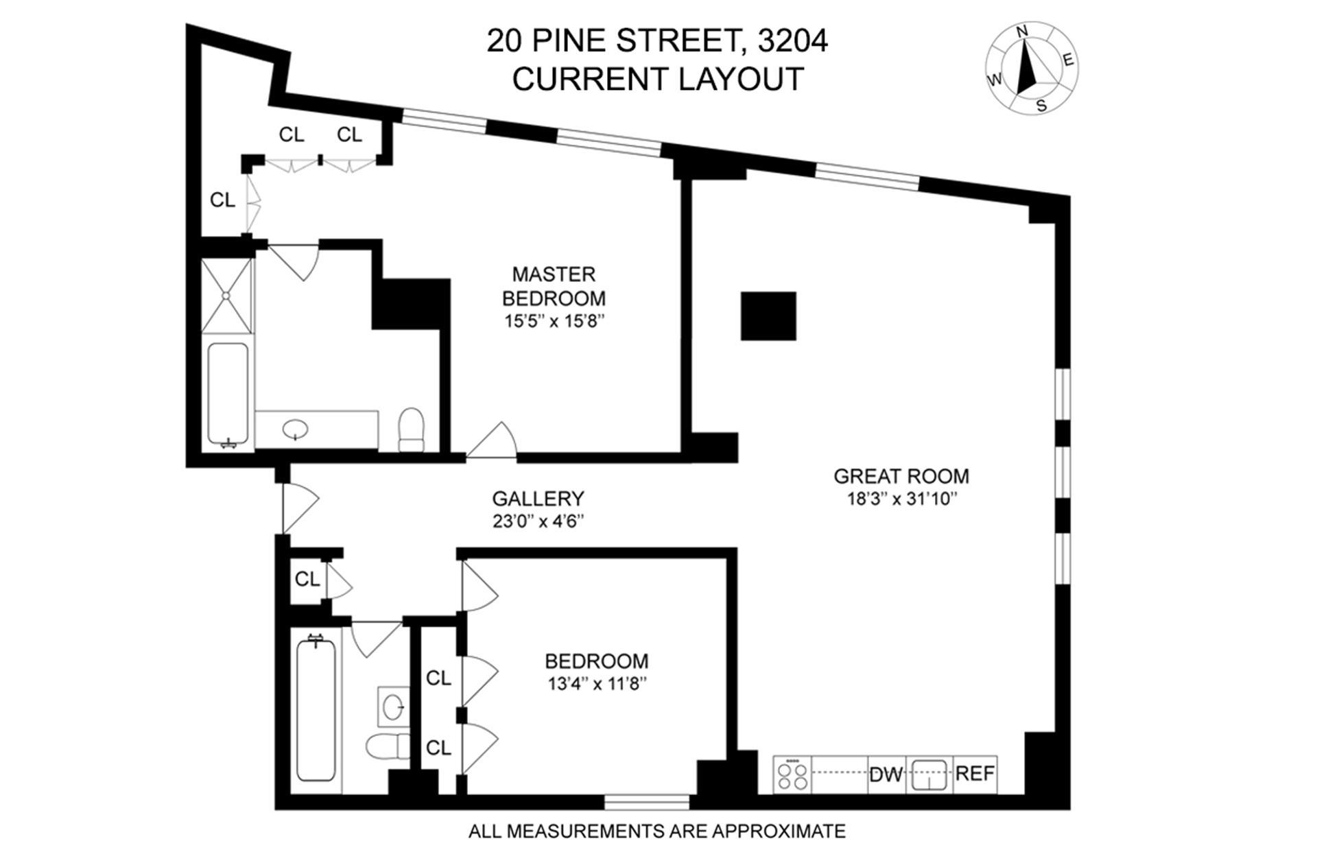 Floorplan for 20 Pine Street, 3204