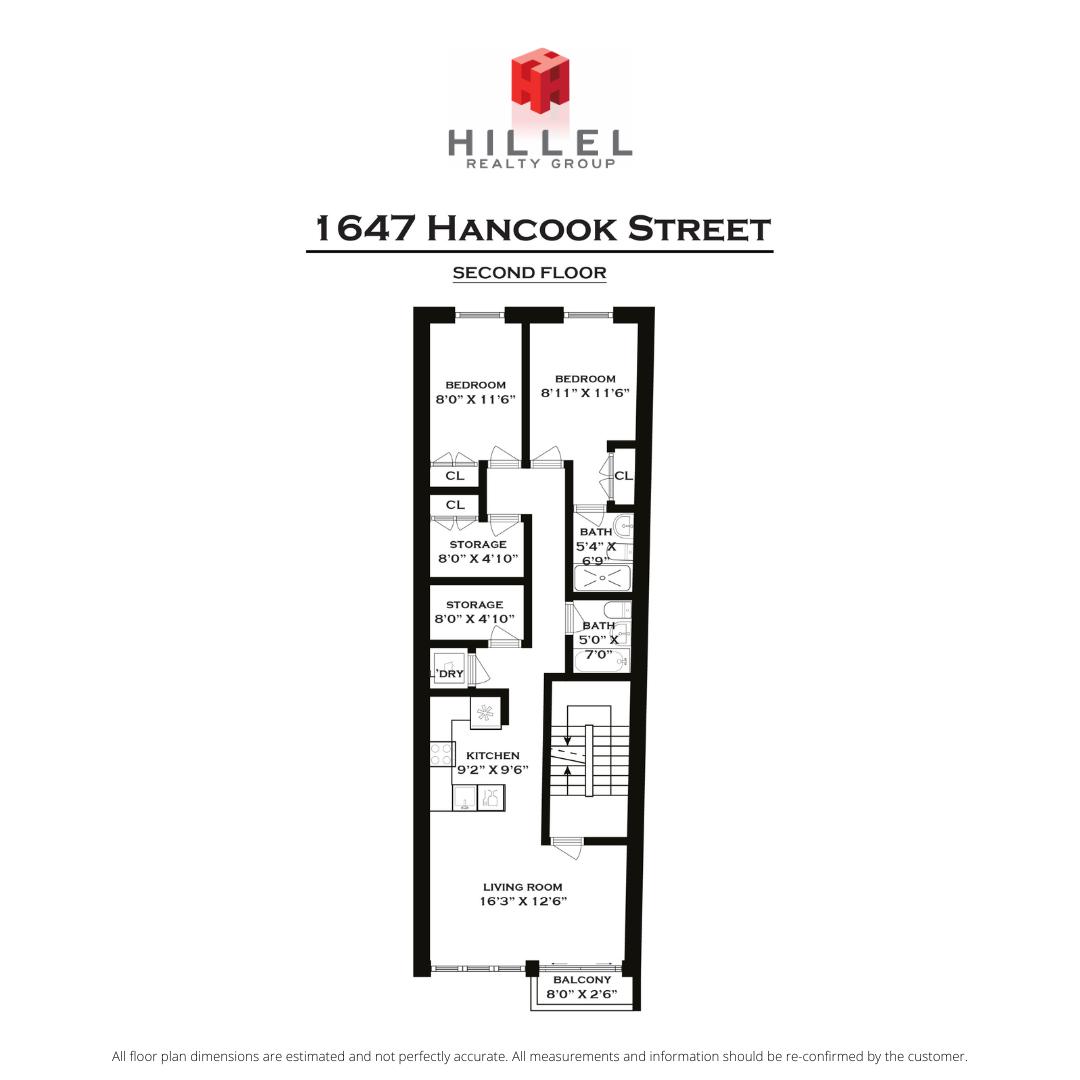 Floorplan for 1647 Hancock Street, 2