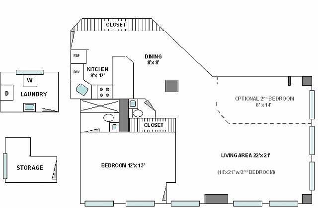 Floorplan for 425 Park Avenue, 9B