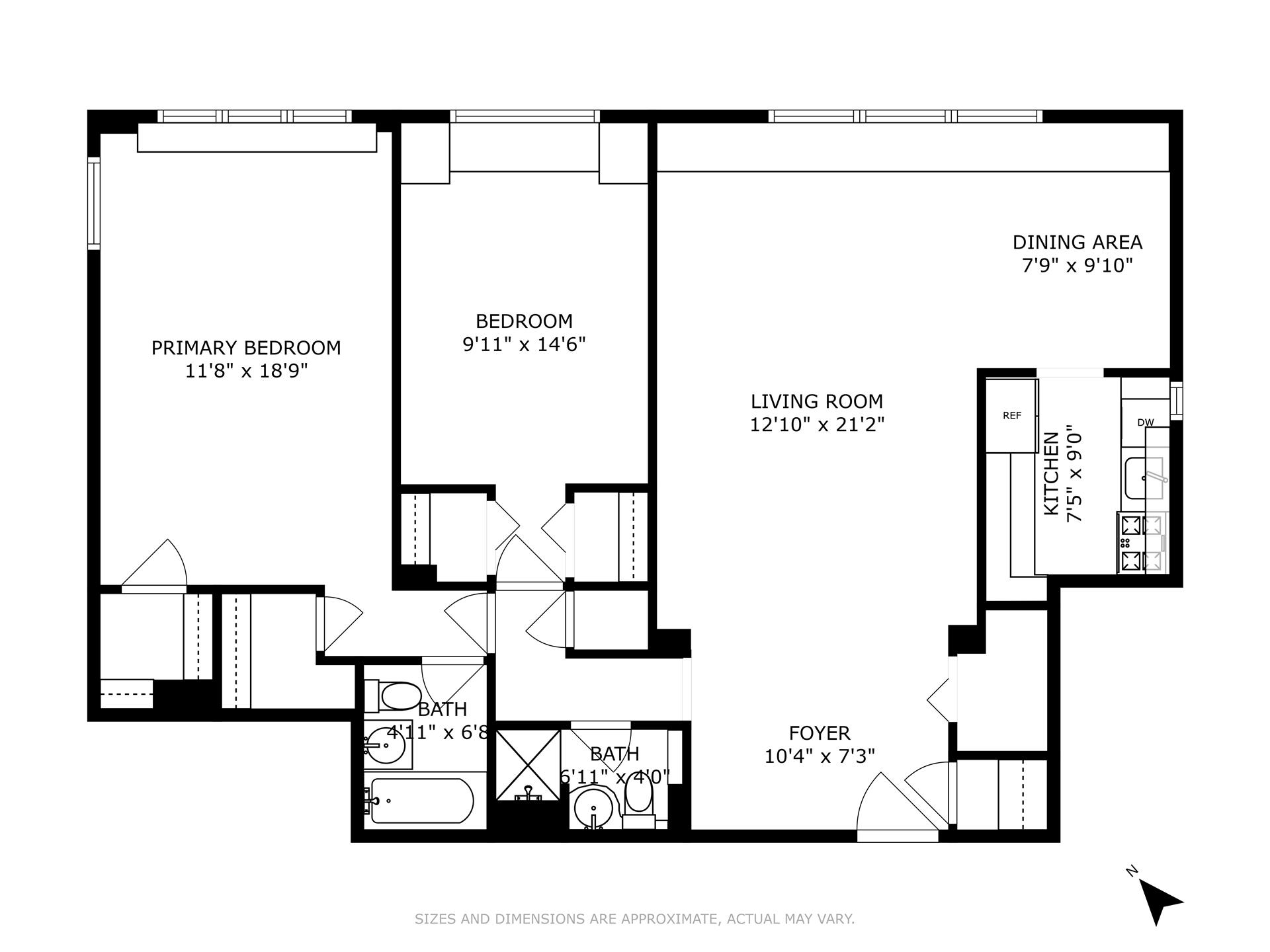 Floorplan for 440 East 79th Street, 17E