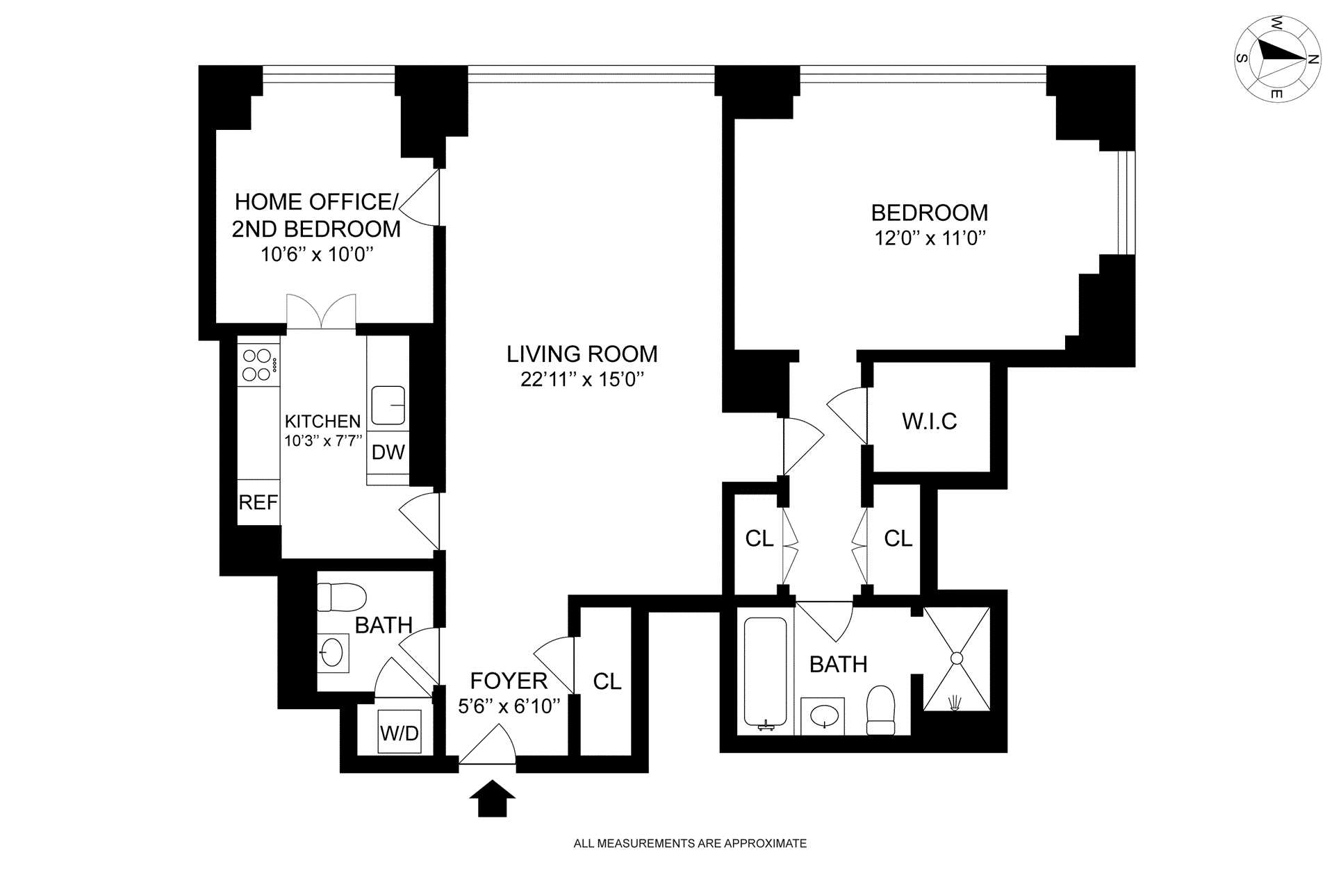 Floorplan for 401 East 60th Street, 9C