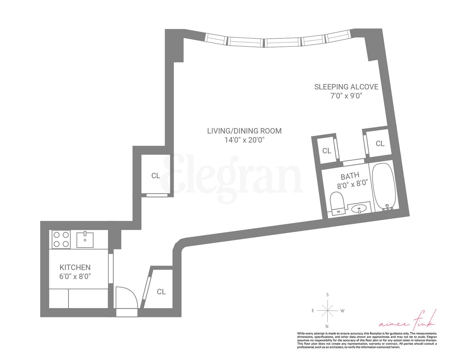 Floorplan for 225 East 36th Street, 4-K