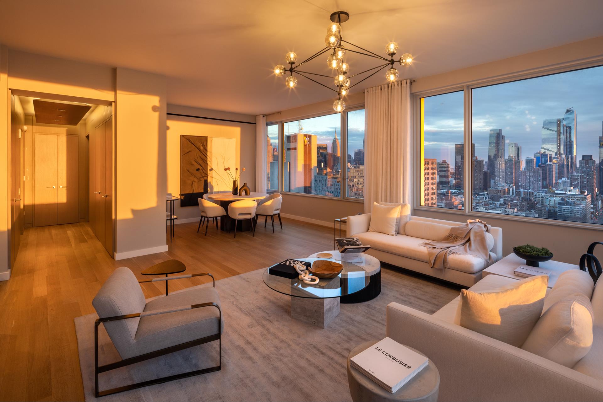 611 West 56th Street Ph30, Hells Kitchen, Midtown West, NYC - 4 Bedrooms  
4.5 Bathrooms  
7 Rooms - 