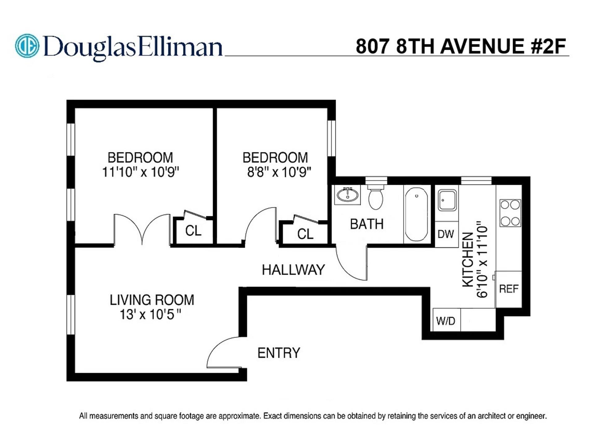 Floorplan for 807 8th Avenue, 2F