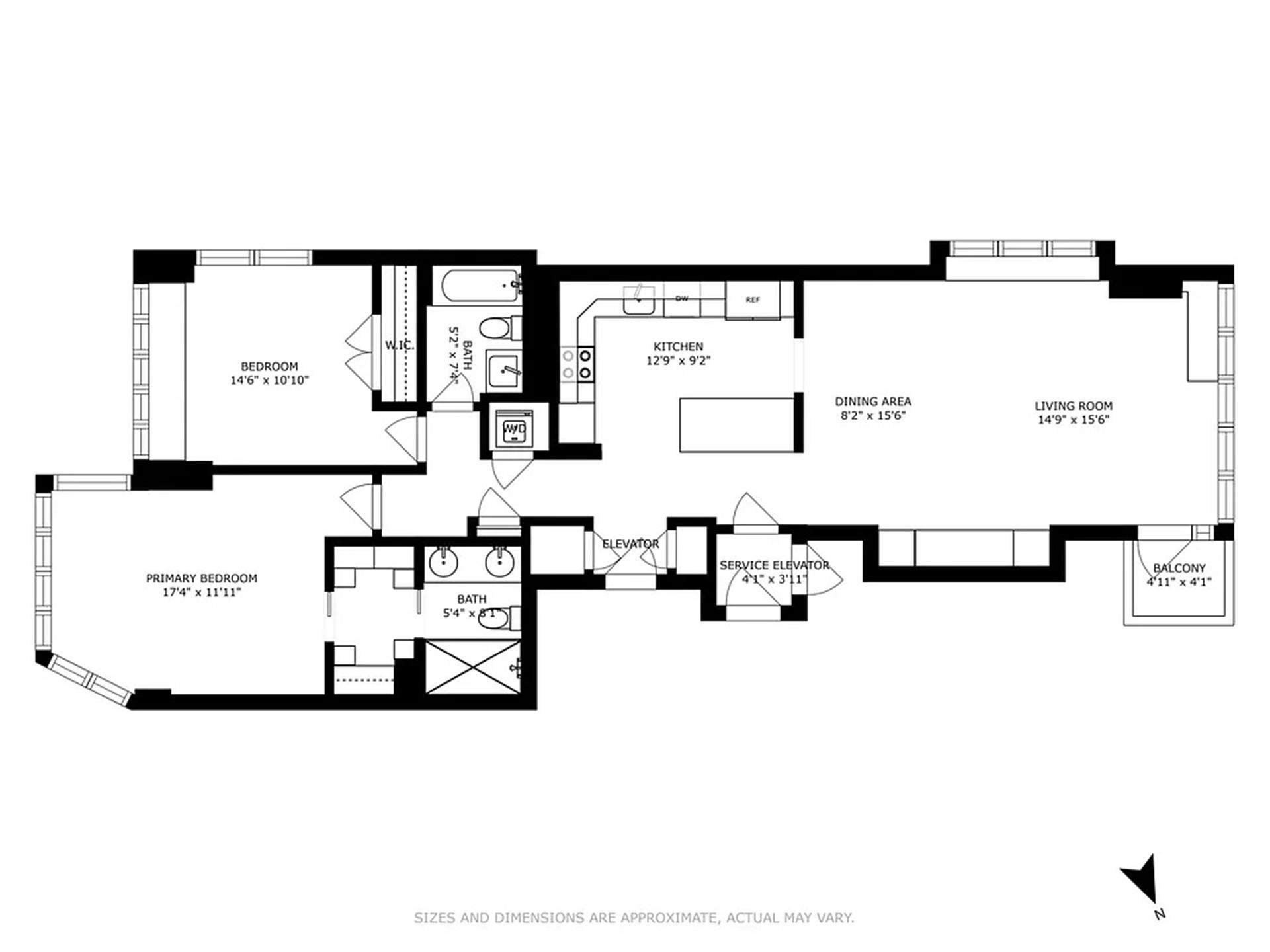 Floorplan for 303 East 49th Street, 10