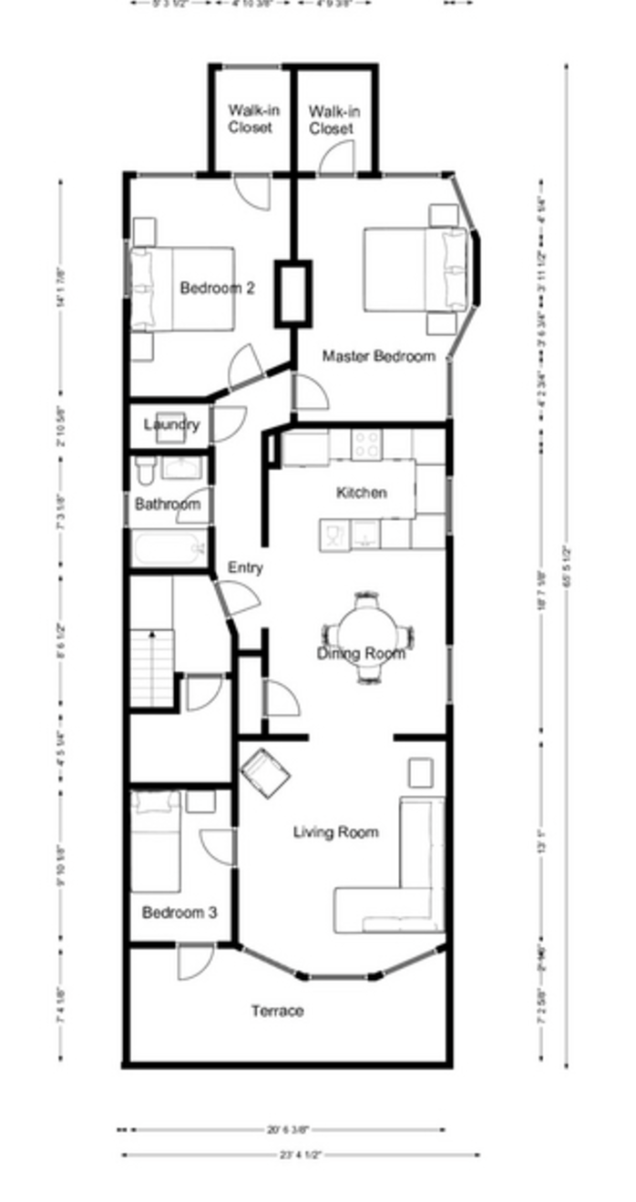 Floorplan for 420 East 4th Street, 2