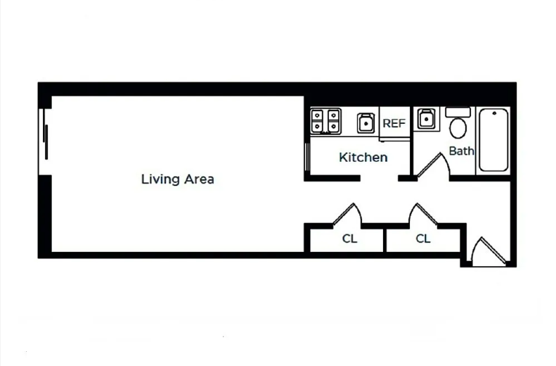 Floorplan for 221 East 82nd Street, 5A