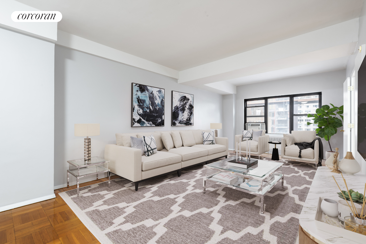 150 East 56th Street 12D, Sutton Place, Midtown East, NYC - 2 Bedrooms  
1 Bathrooms  
5 Rooms - 