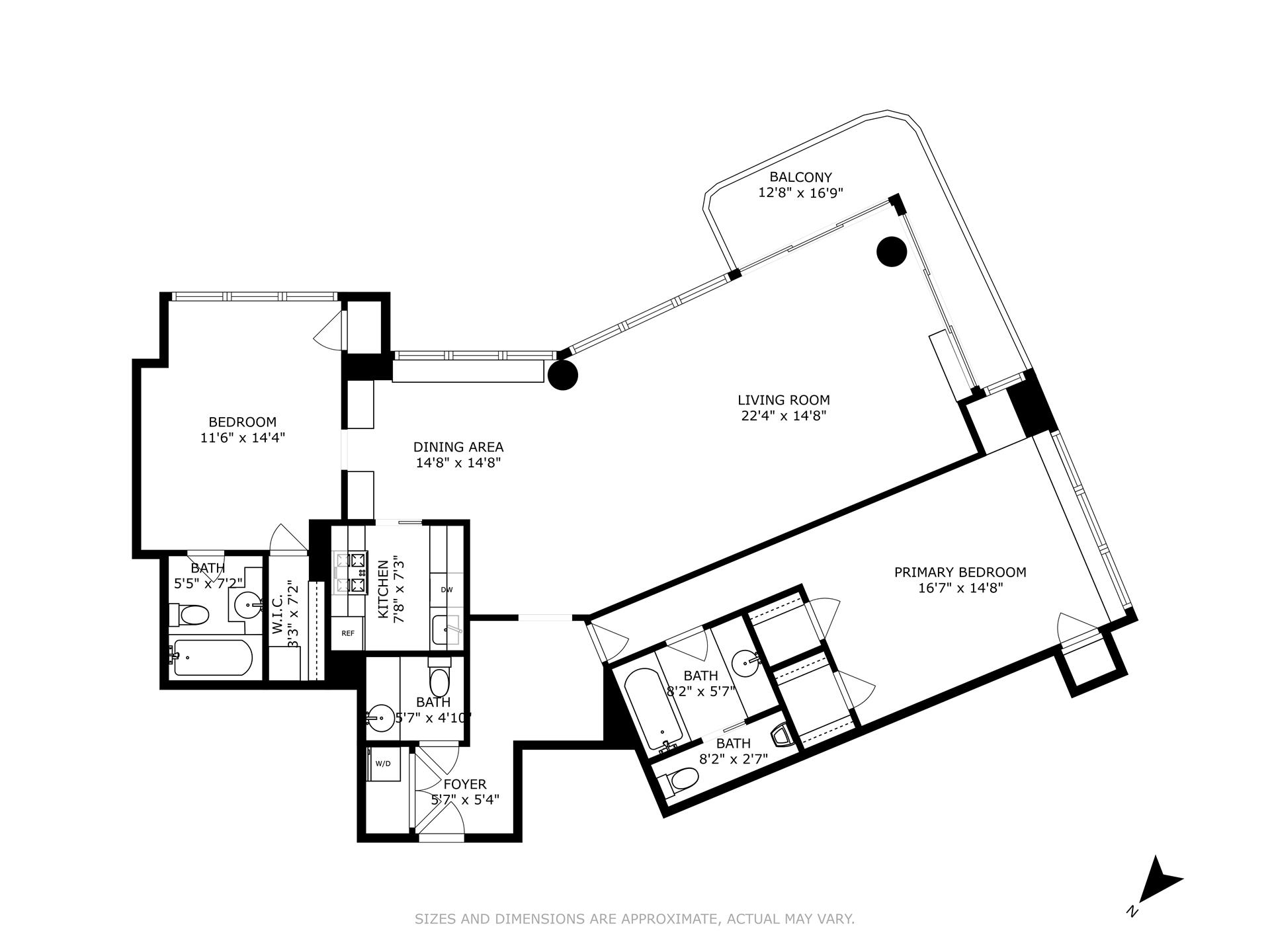 Floorplan for 167 East 61st Street, 36A