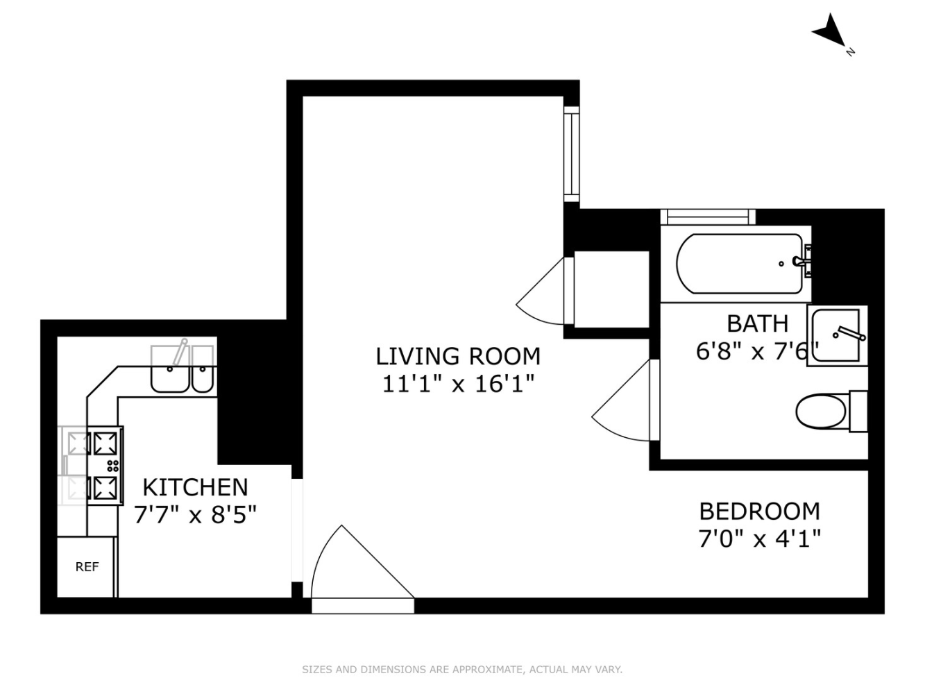 Floorplan for 257 Central Park, 5H