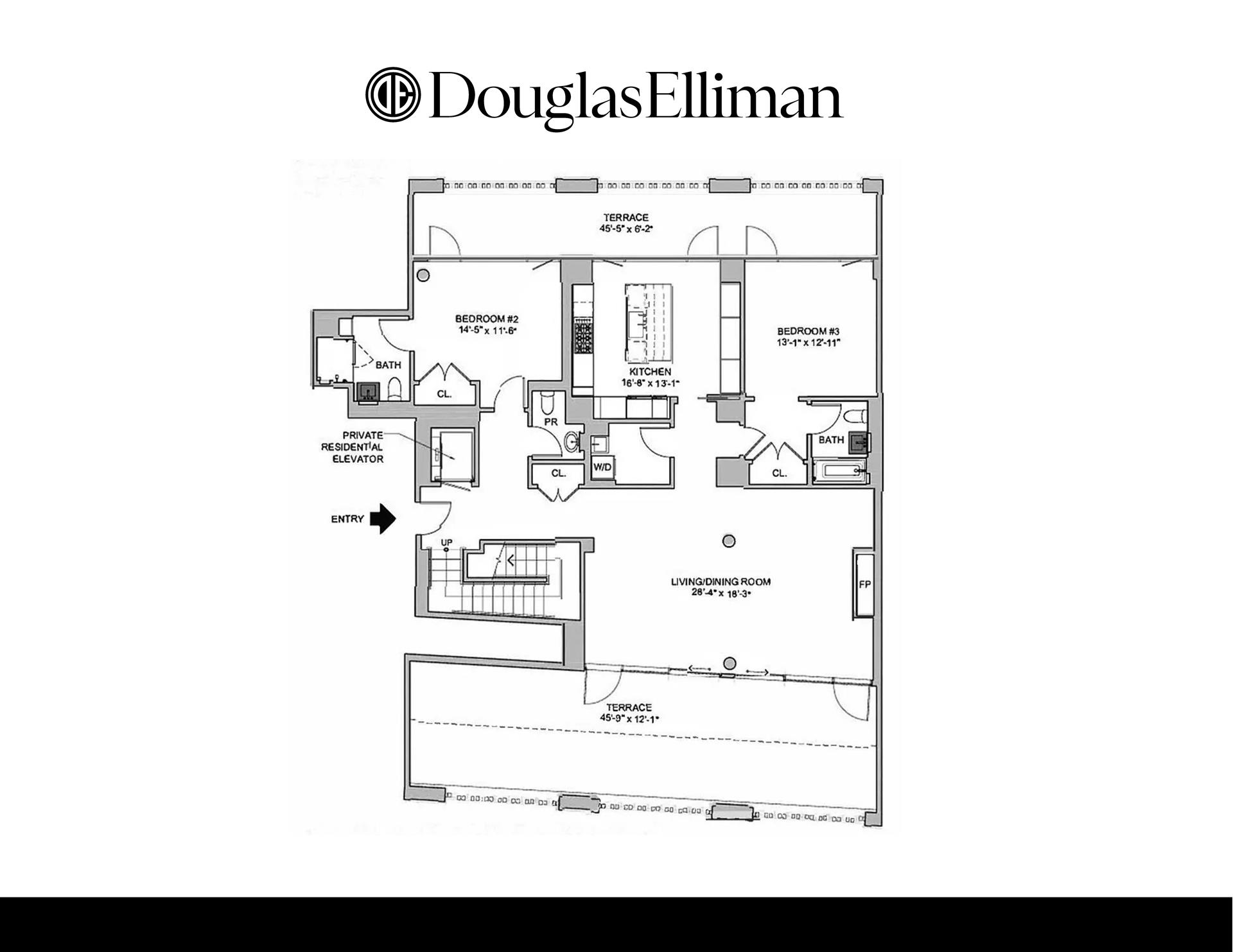 Floorplan for 108 Leonard Street, PH15A