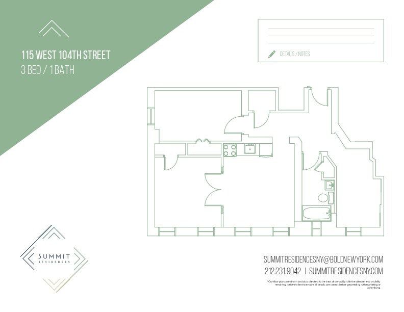 Floorplan for 115 West 104th Street, 28