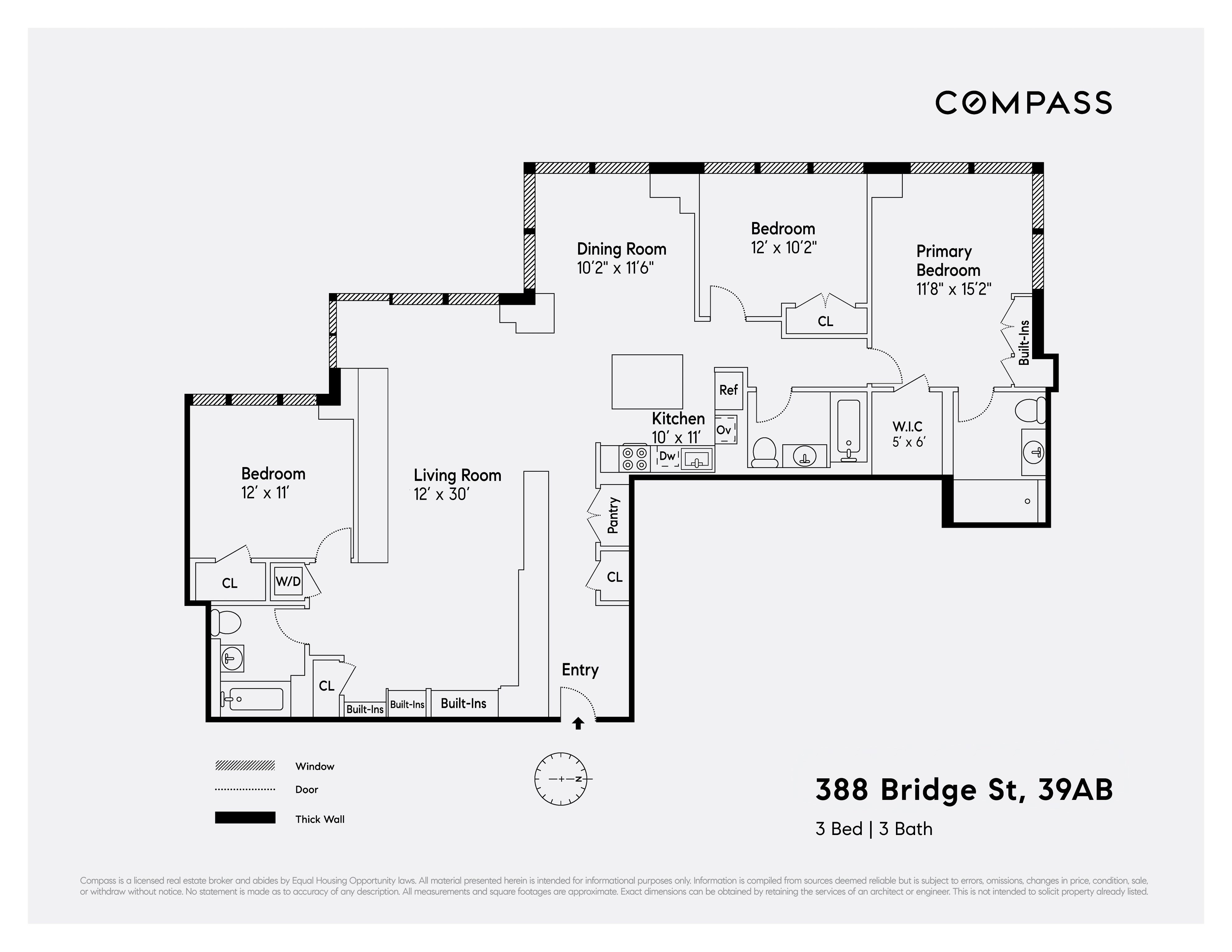 Floorplan for 388 Bridge Street, 39AB