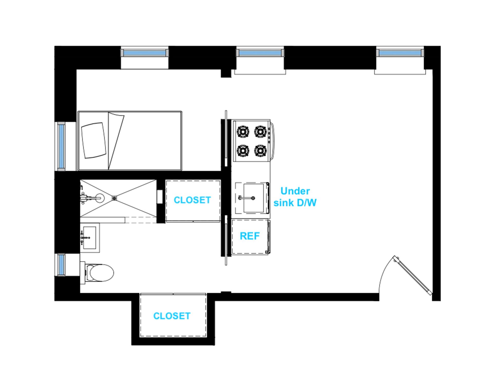 Floorplan for 4 West 105th Street, 6