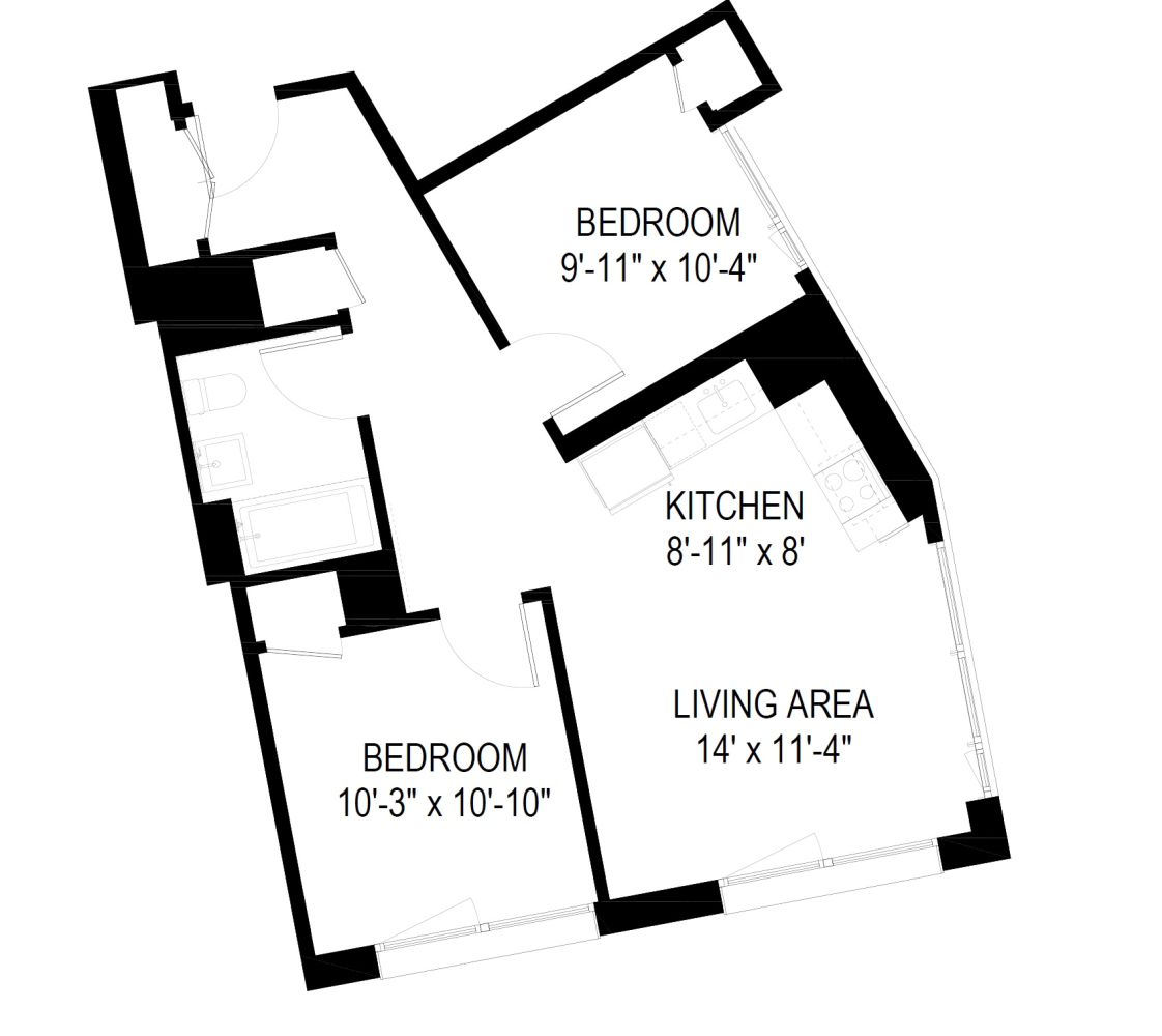 Floorplan for 123 Melrose Street, 958