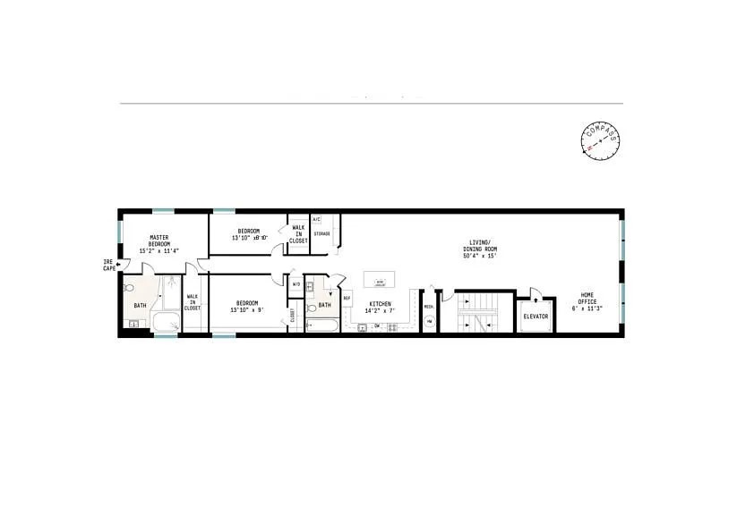 Floorplan for 149 Spring Street, 4FLLOFT