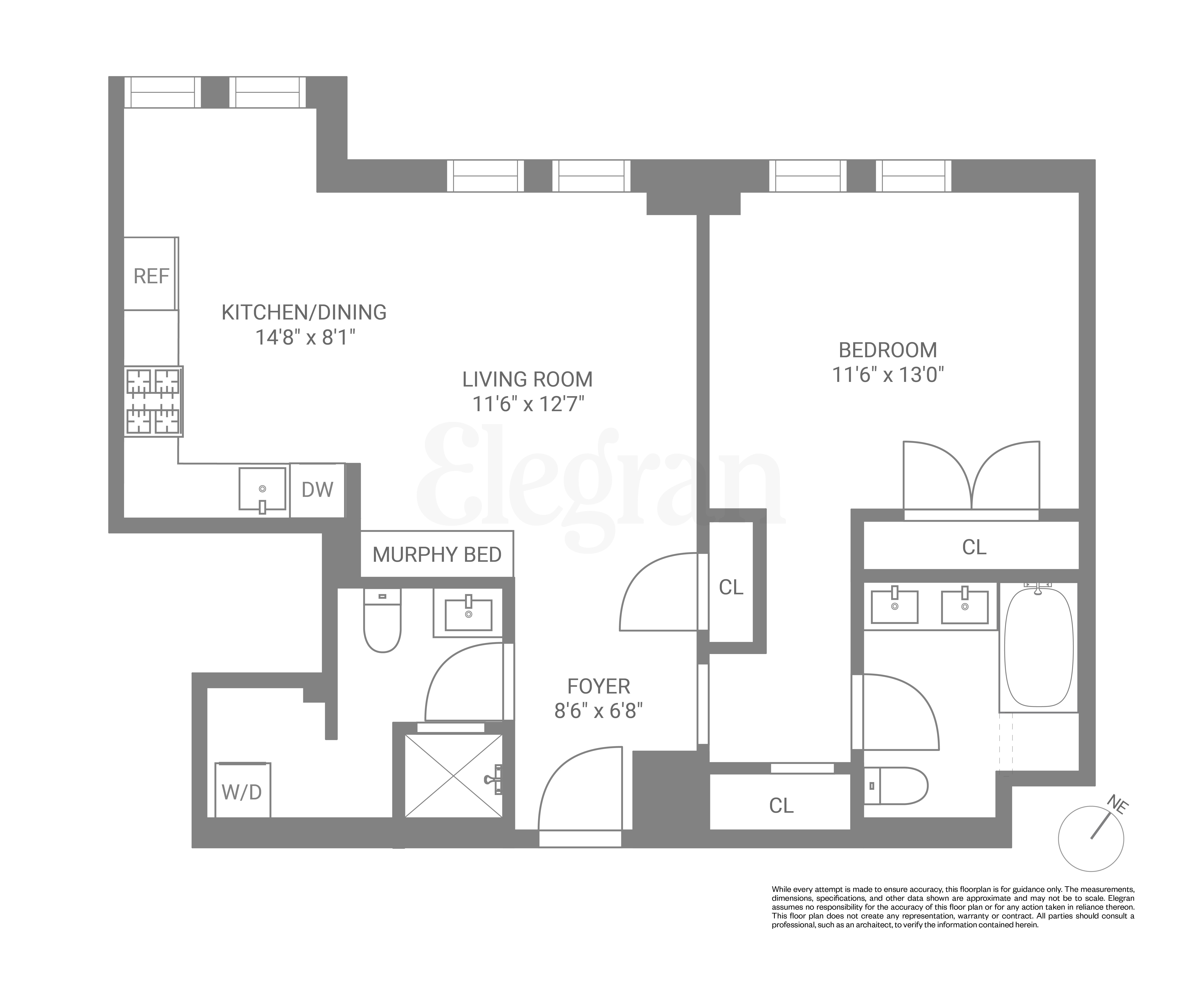 Floorplan for 160 Central Park, 1817