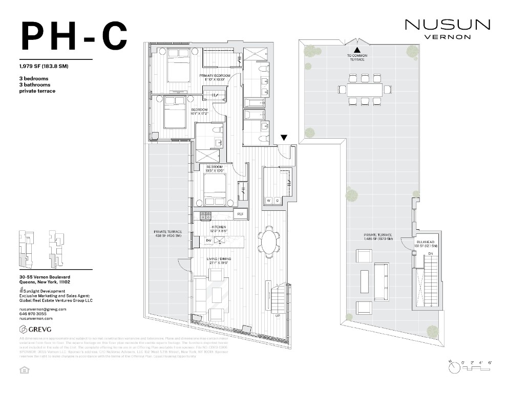 Floorplan for 30-55 Vernon Boulevard, PHC