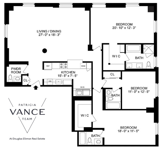 Floorplan for 106 Central Park, 37A