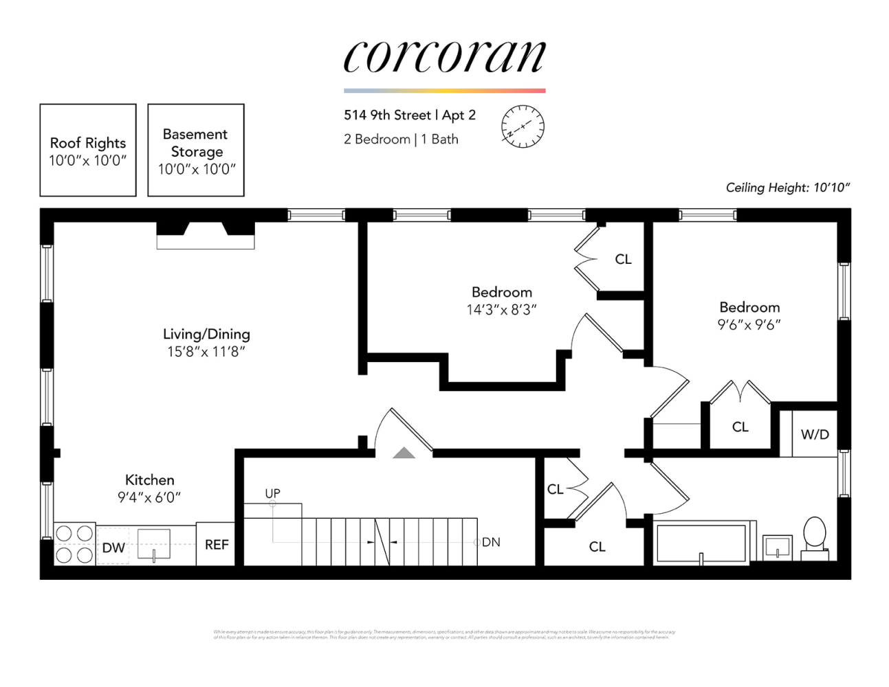 Floorplan for 514 9th Street, 2