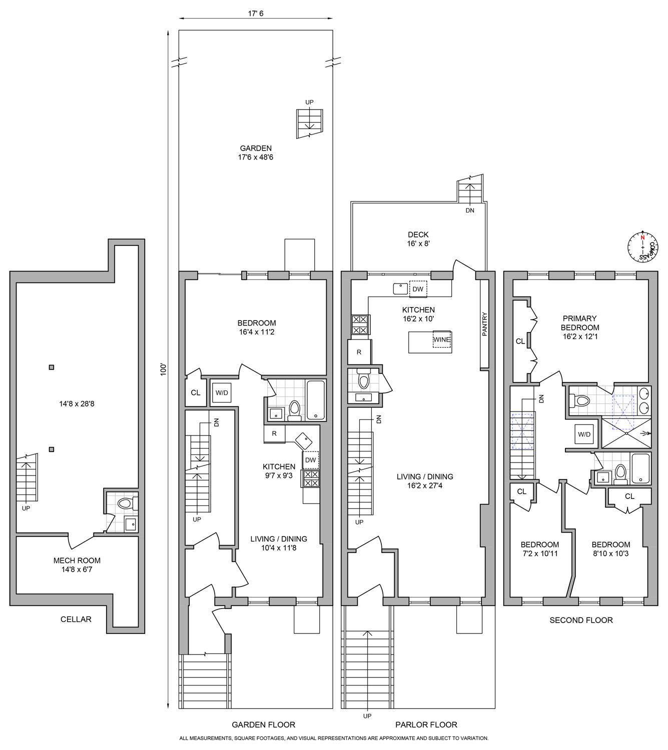 Floorplan for 601 Halsey Street