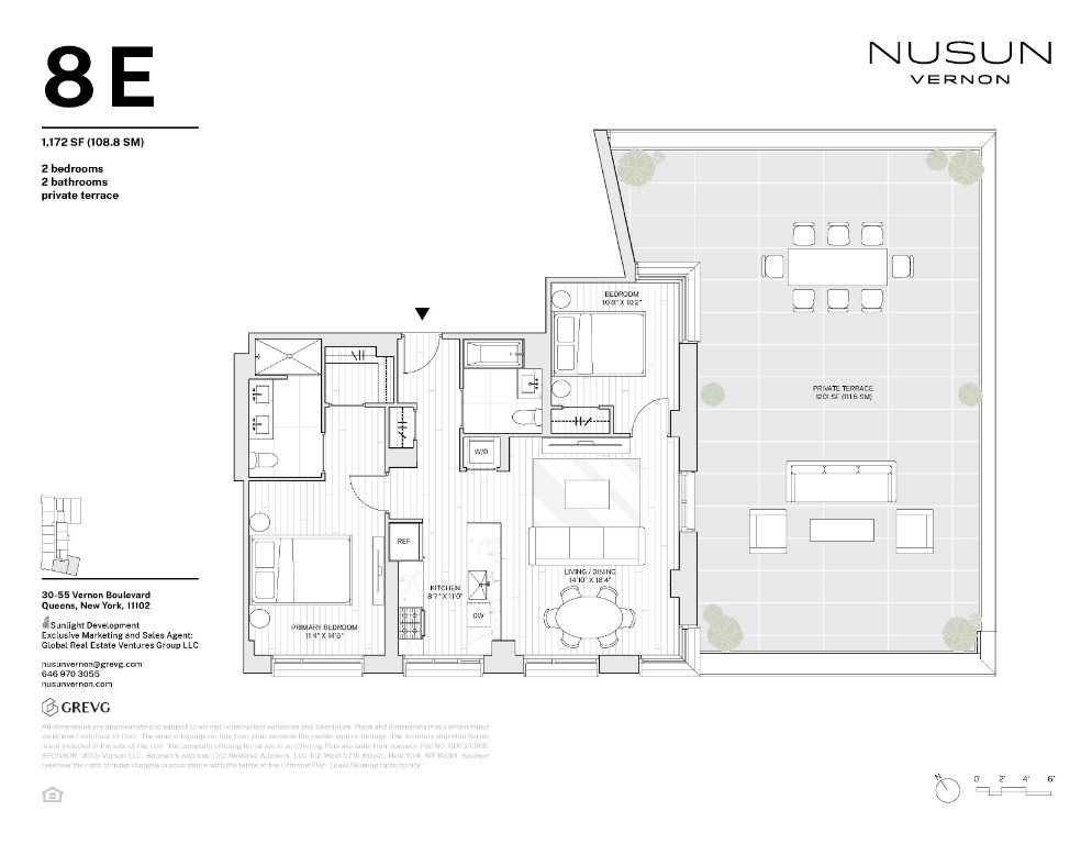 Floorplan for 30-55 Vernon Boulevard, 8E