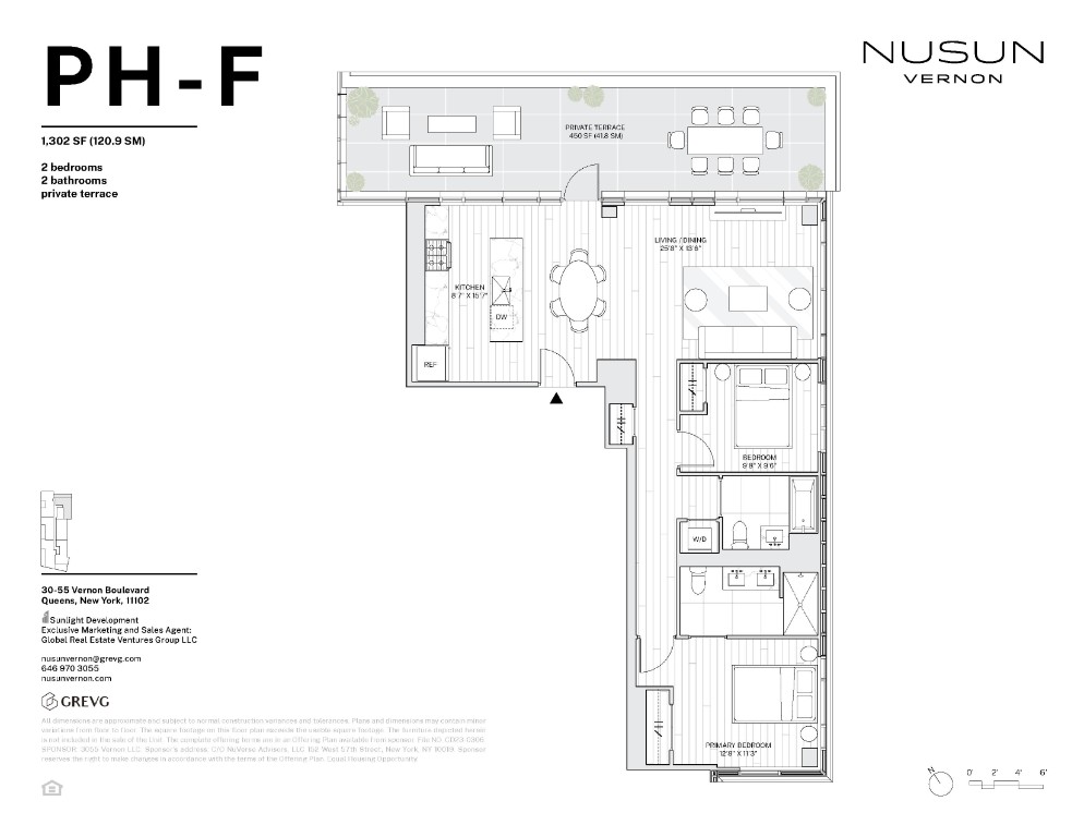 Floorplan for 30-55 Vernon Boulevard, PHF