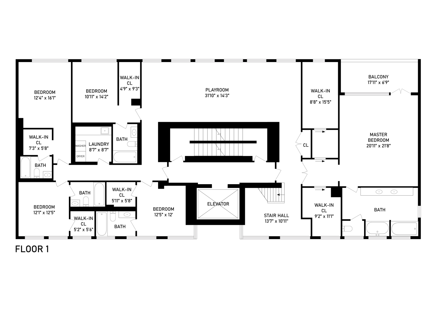 Floorplan for 24 Leonard Street, PH