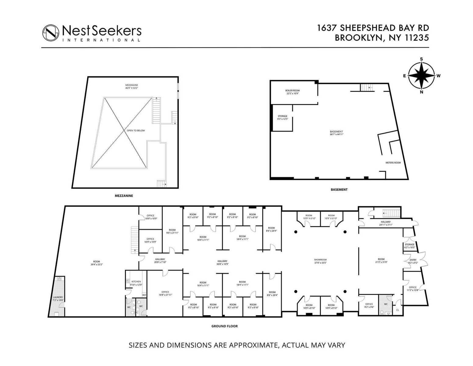 Floorplan for 1637 Sheepshead Bay Road