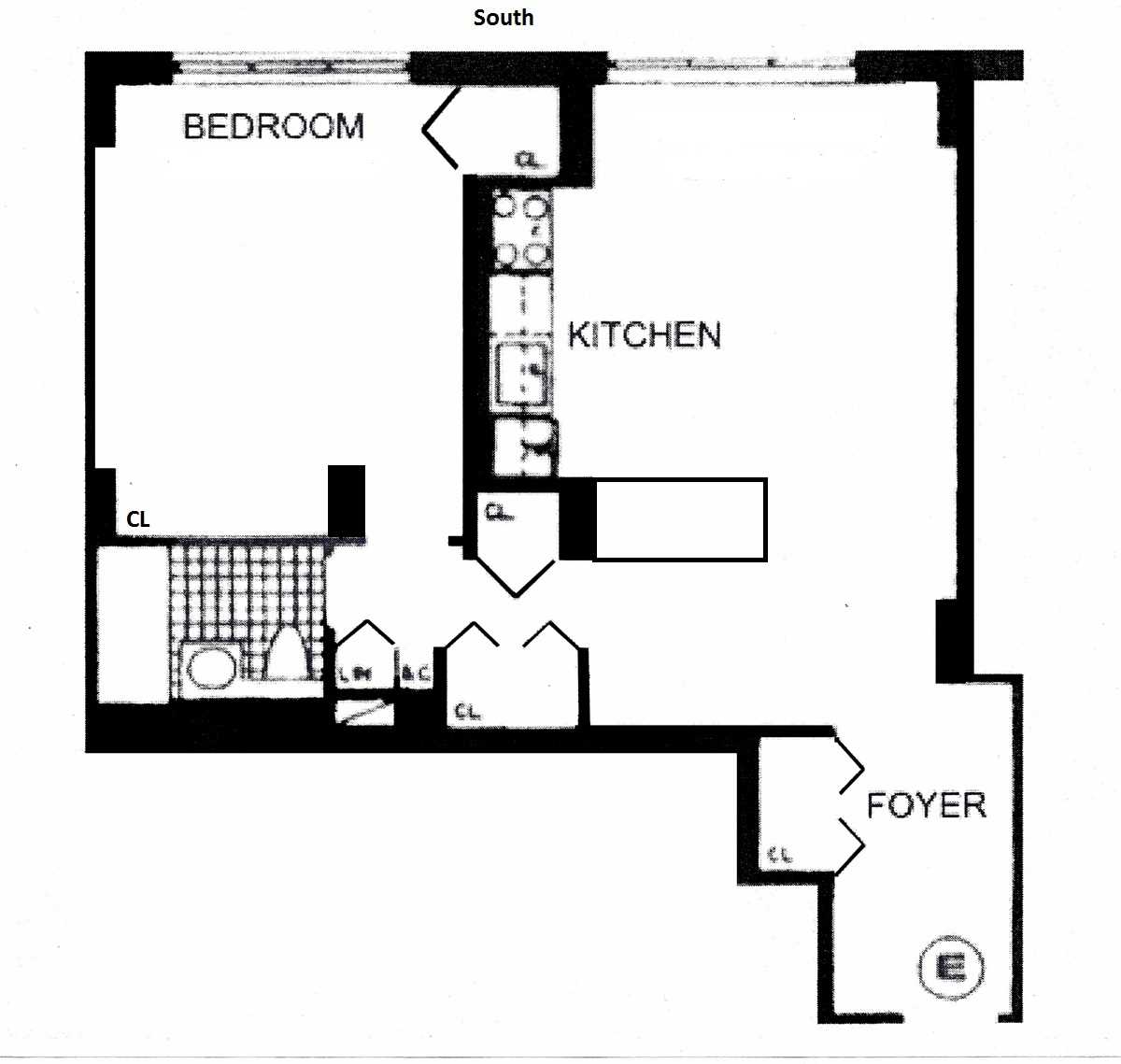 Floorplan for 345 East 93rd Street, 19E