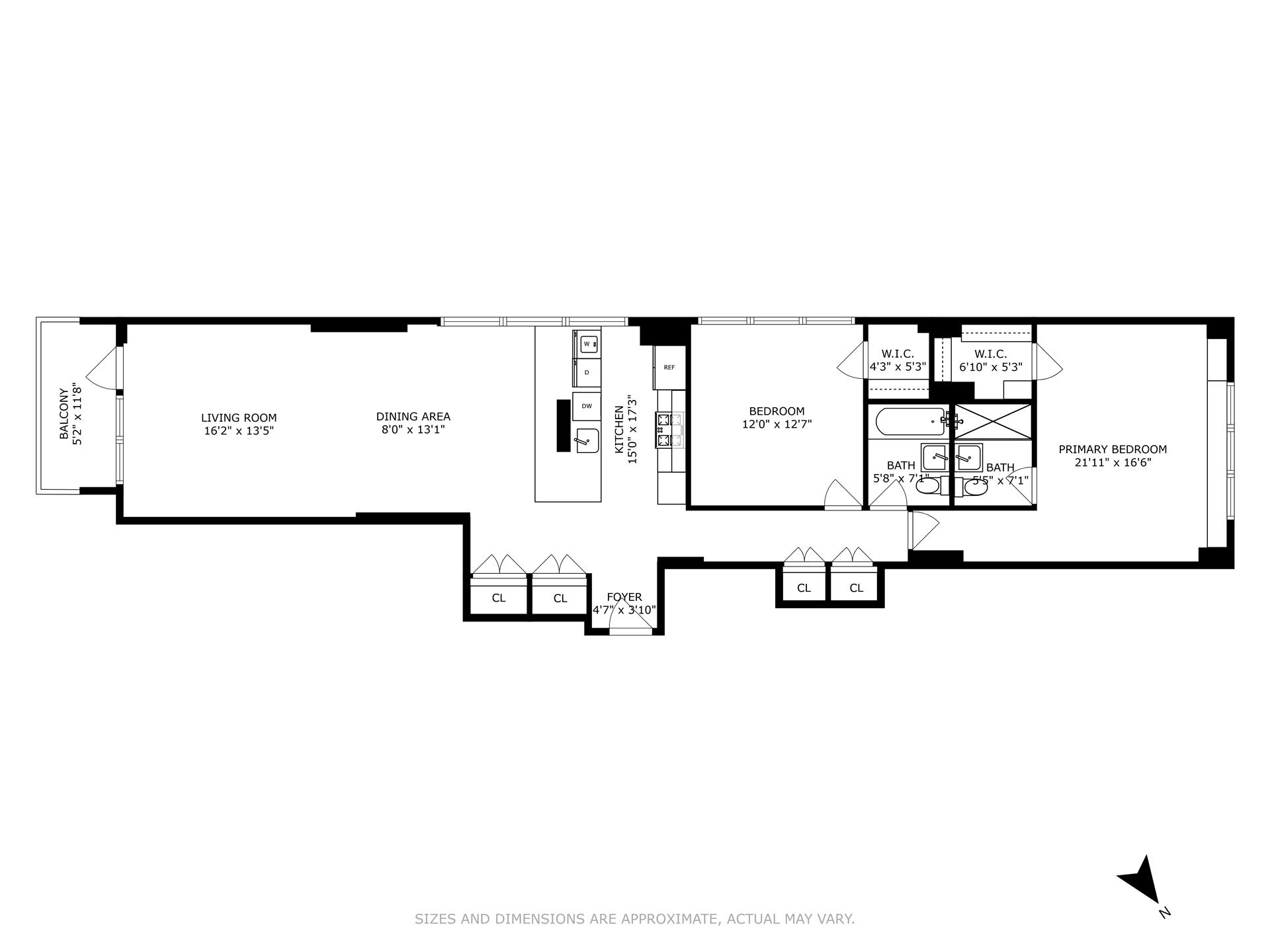 Floorplan for 245 East 87th Street, 7F