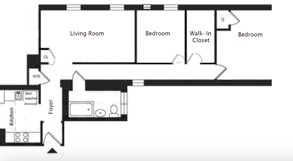 Floorplan for 3 West 122nd Street, 2D