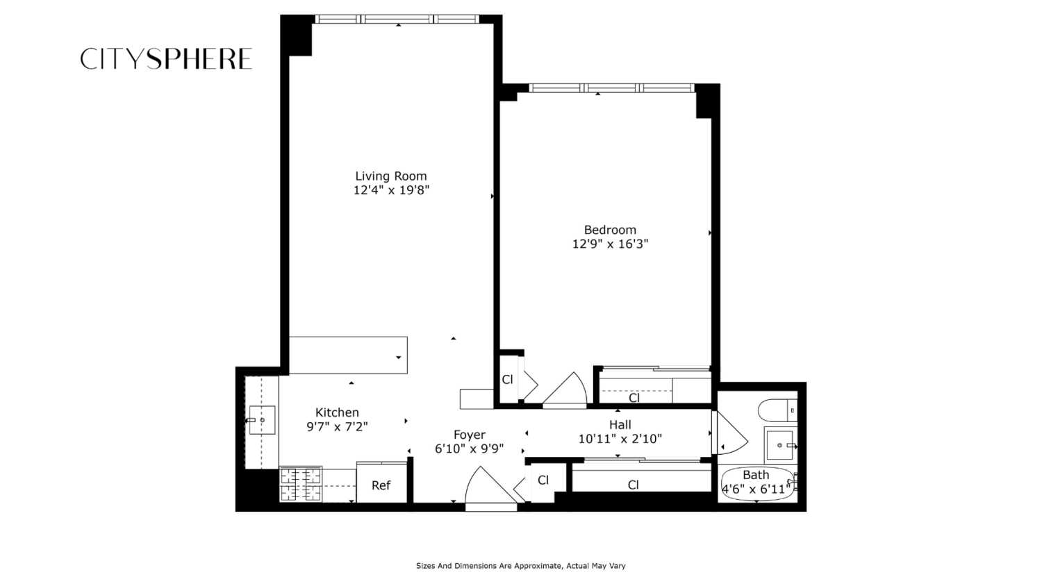 Floorplan for 305 East 40th Street, 12L