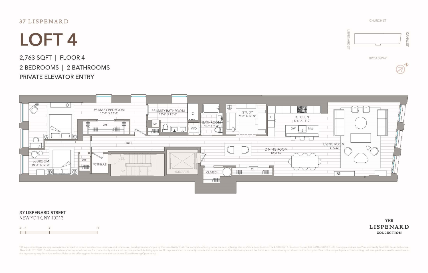 Floorplan for 37 Lispenard Street, 4