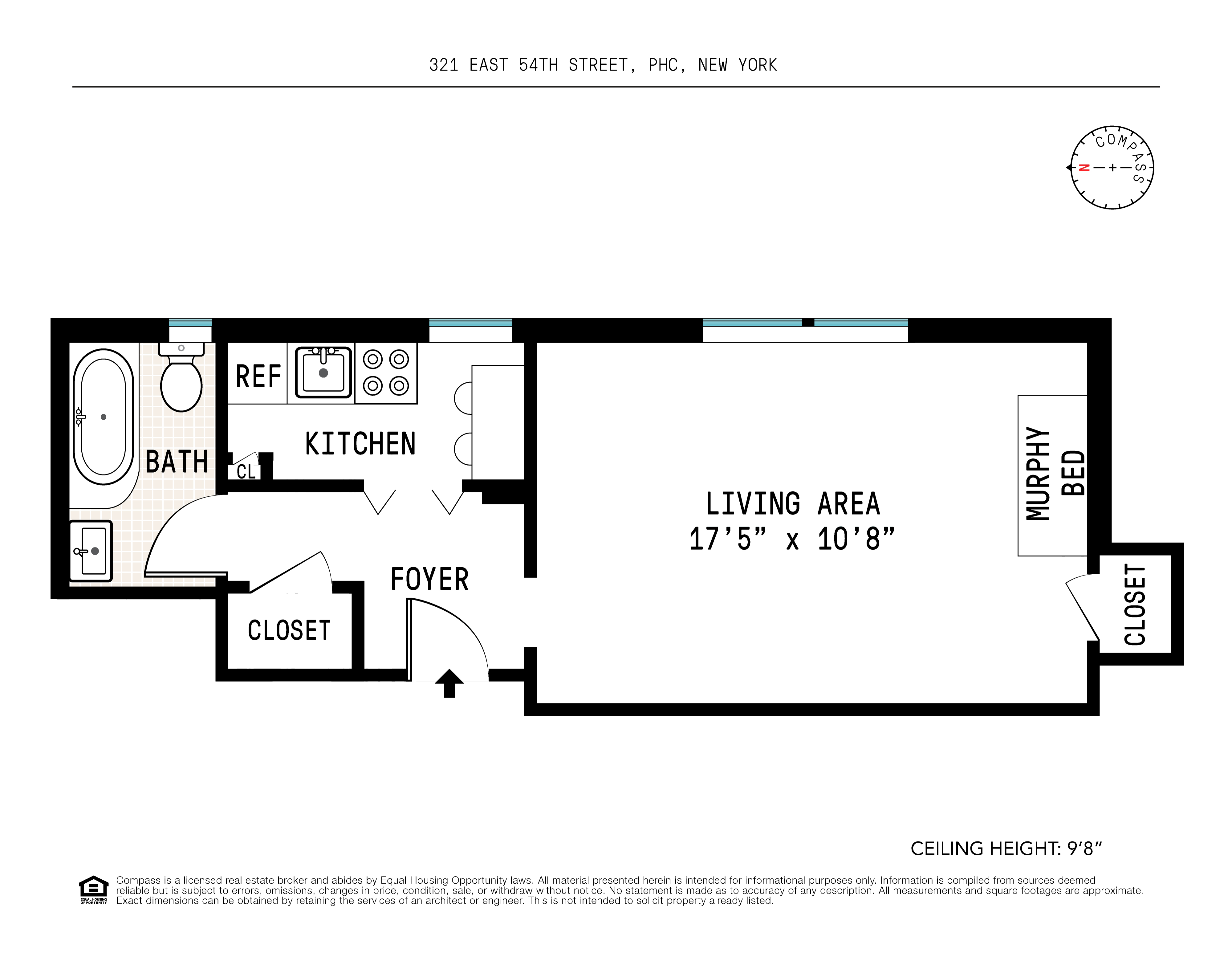 Floorplan for 321 East 54th Street, C