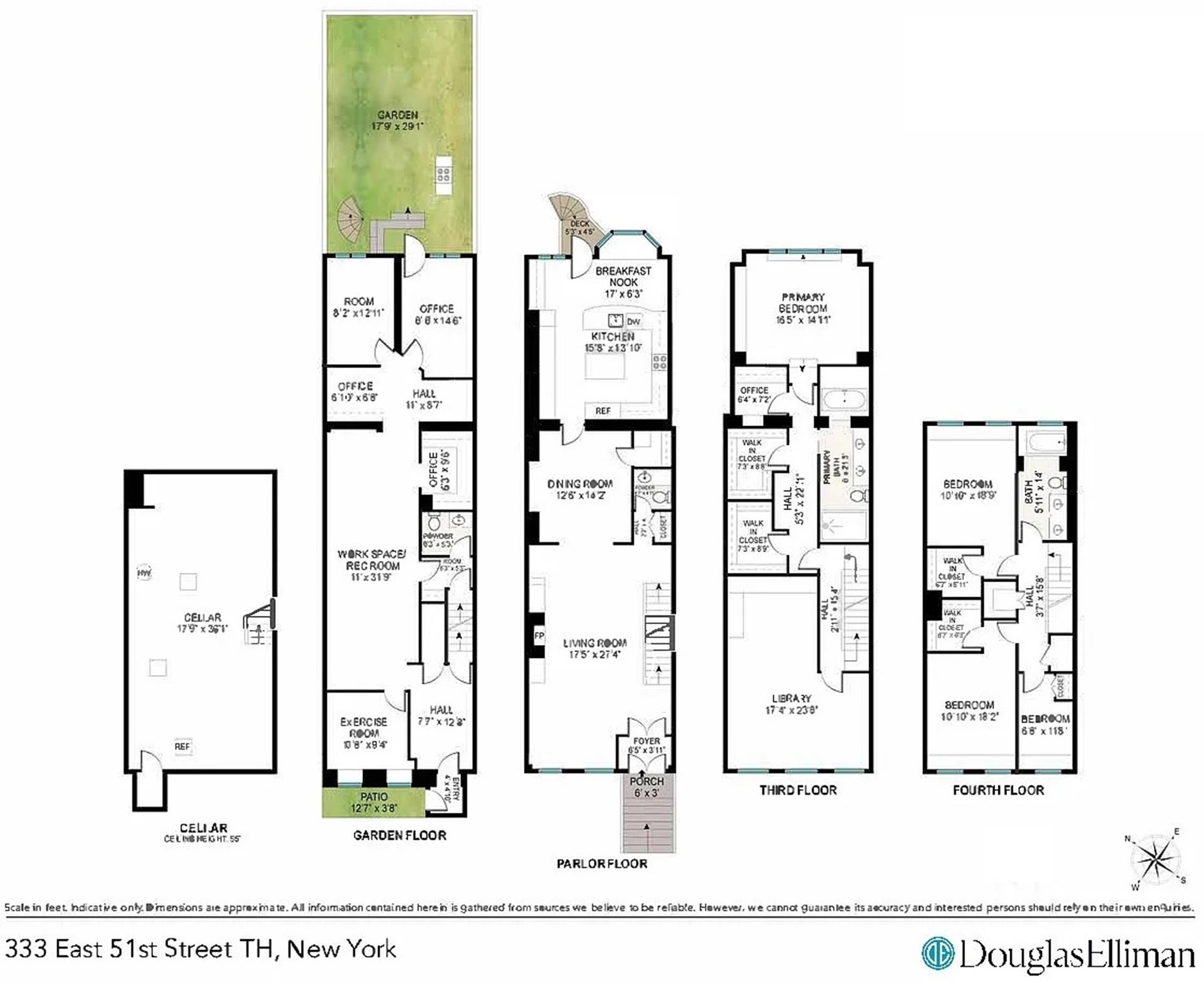 Floorplan for 333 East 51st Street