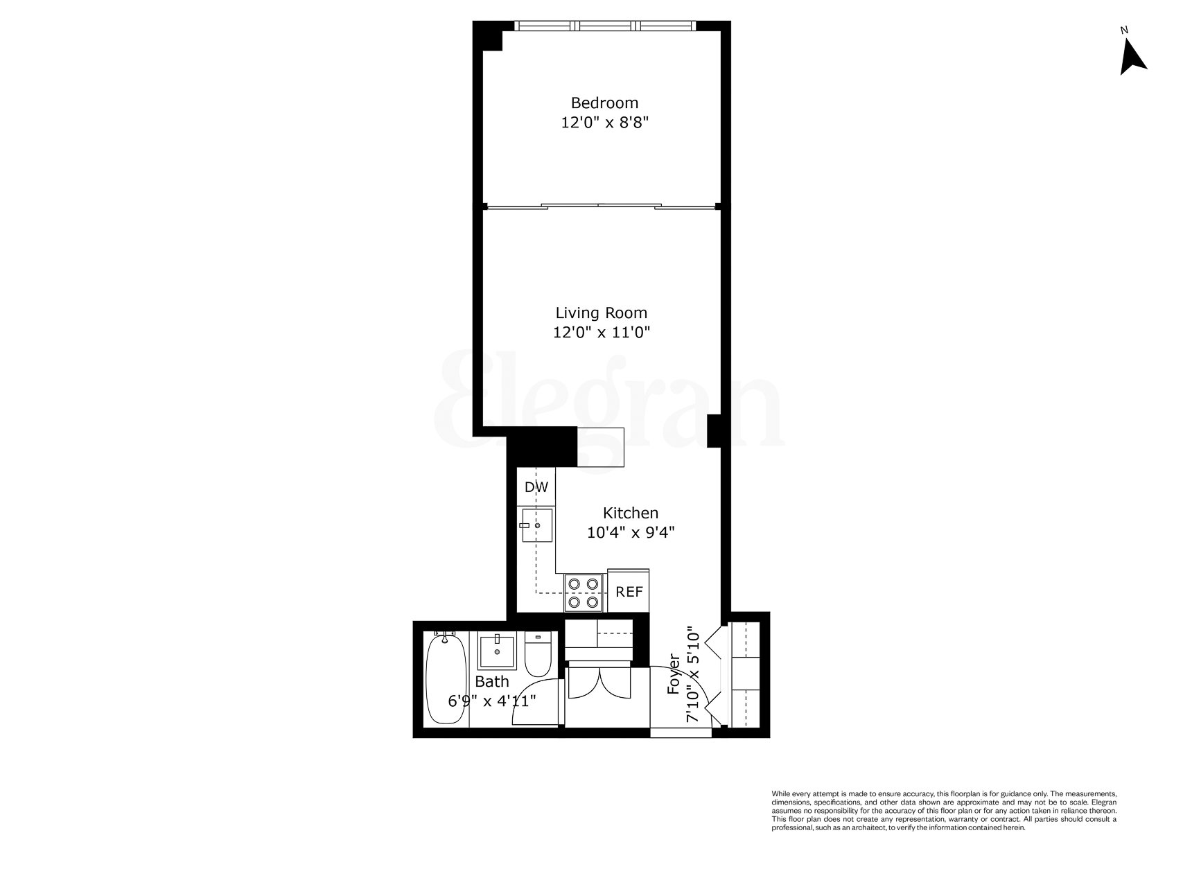 Floorplan for 145 East 15th Street, 6-J