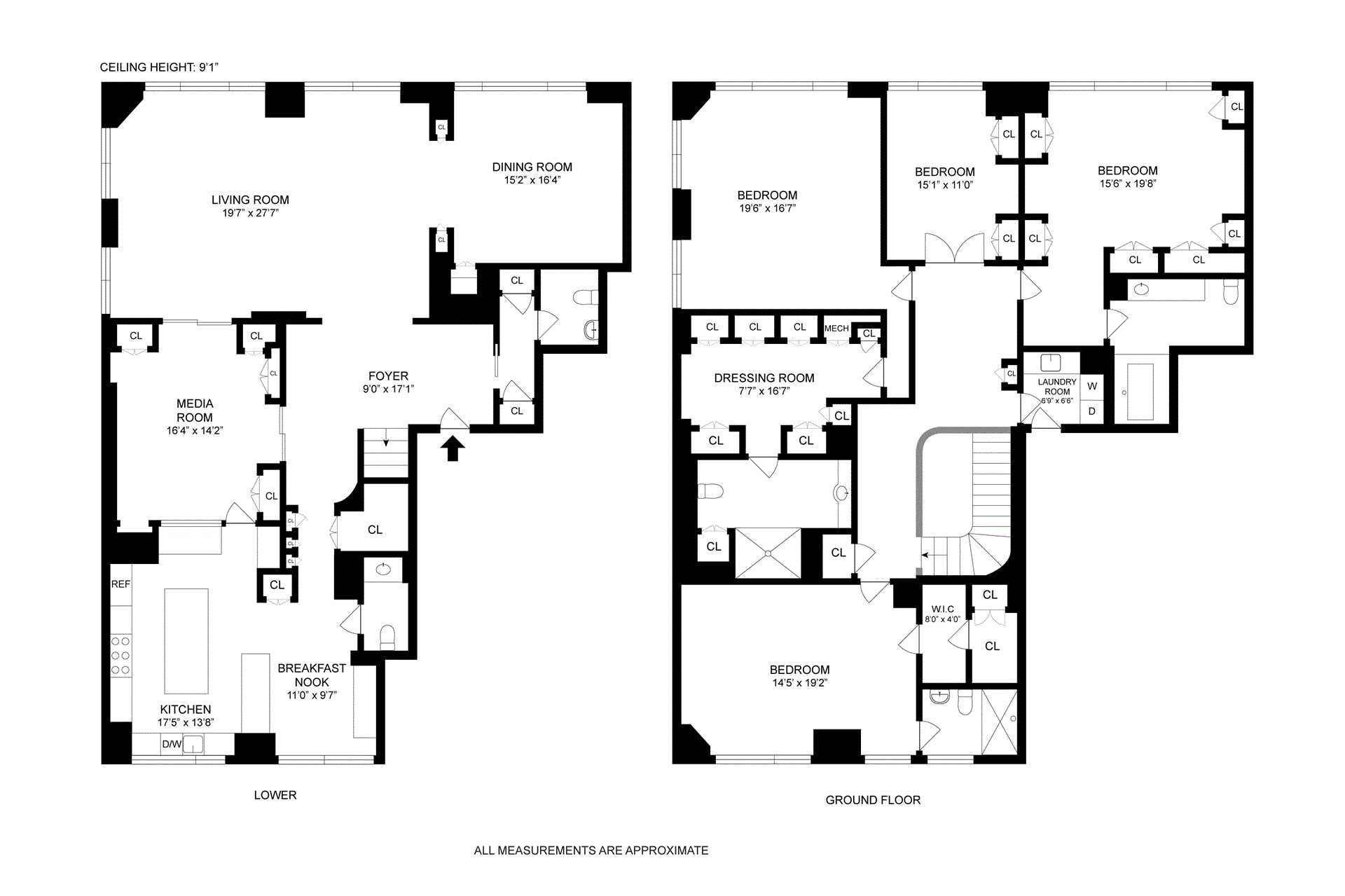 Floorplan for 415 East 54th Street, 25GG