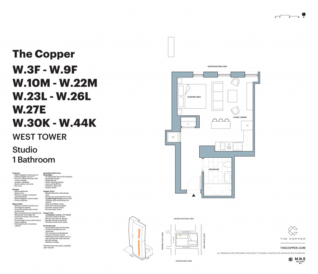 Floorplan for 626 1st Avenue, W-37K