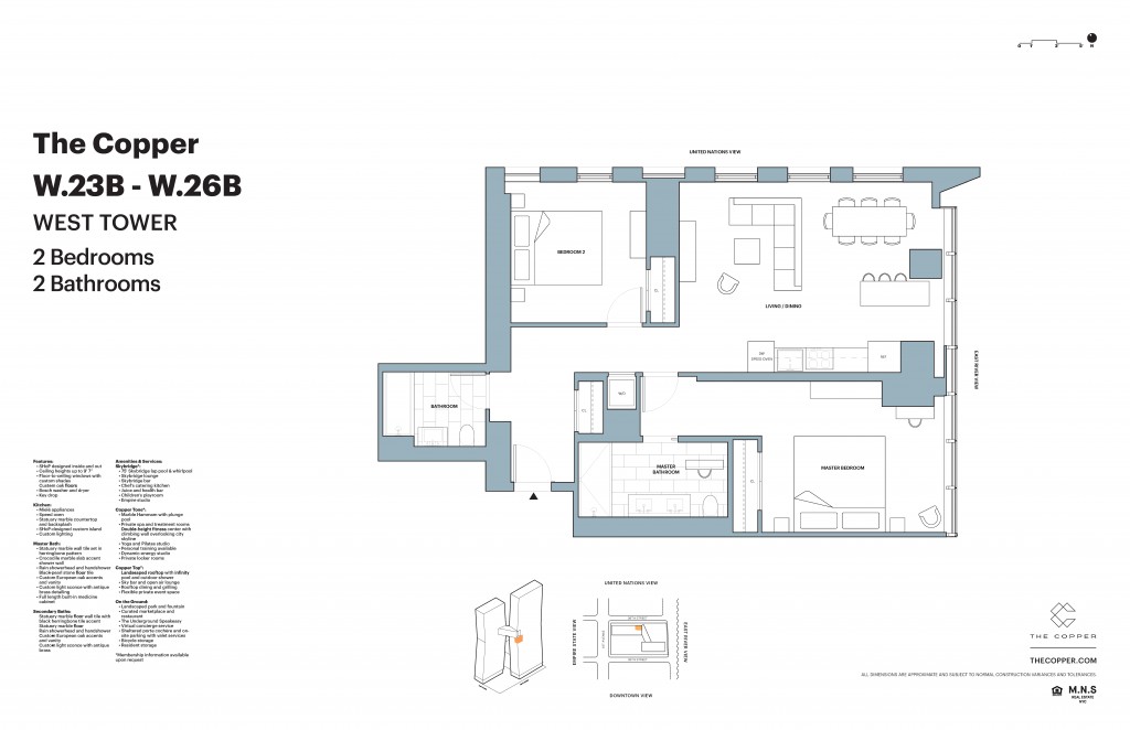 Floorplan for 626 1st Avenue, W-31B