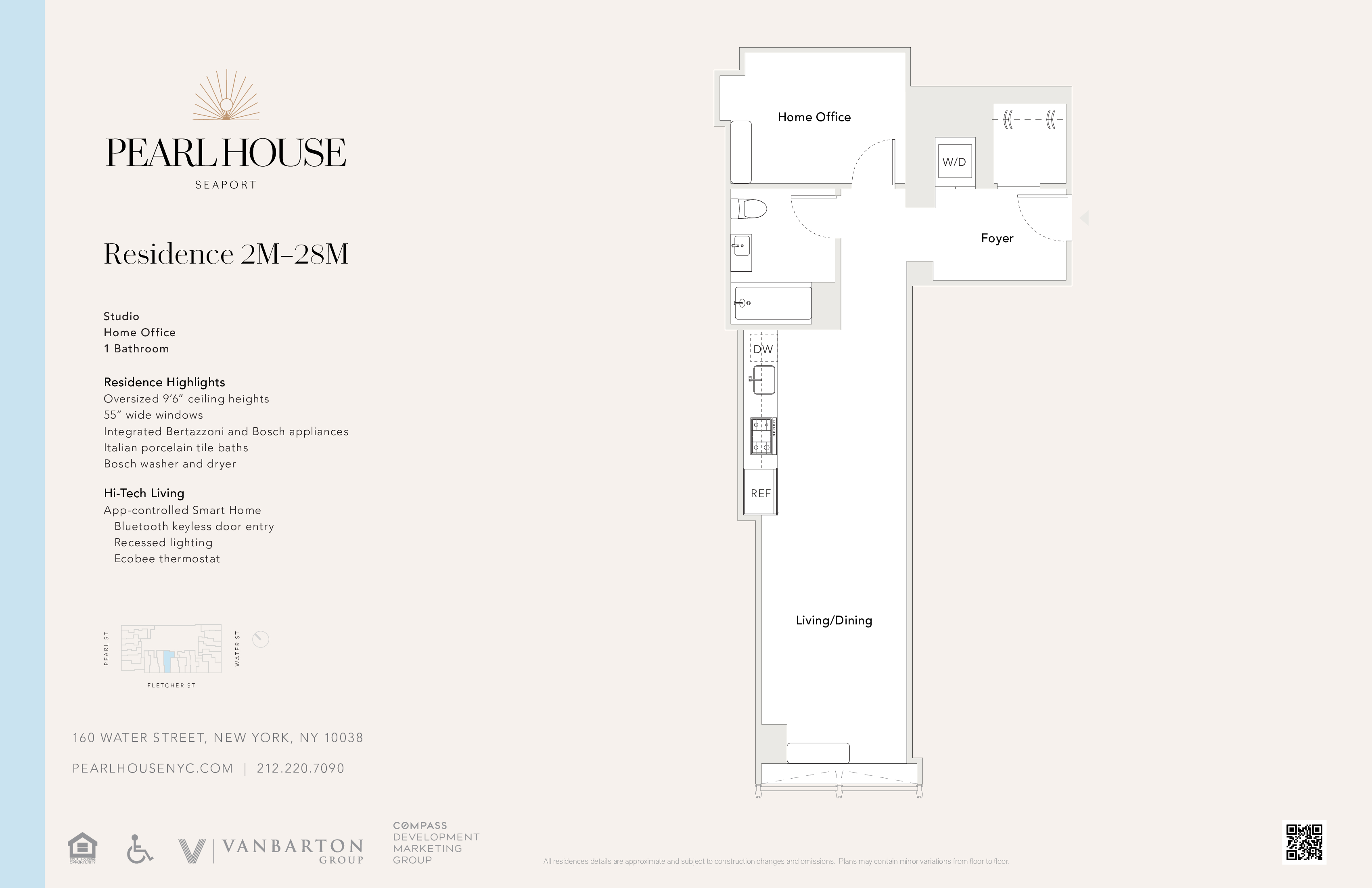 Floorplan for 160 Water Street, 14M