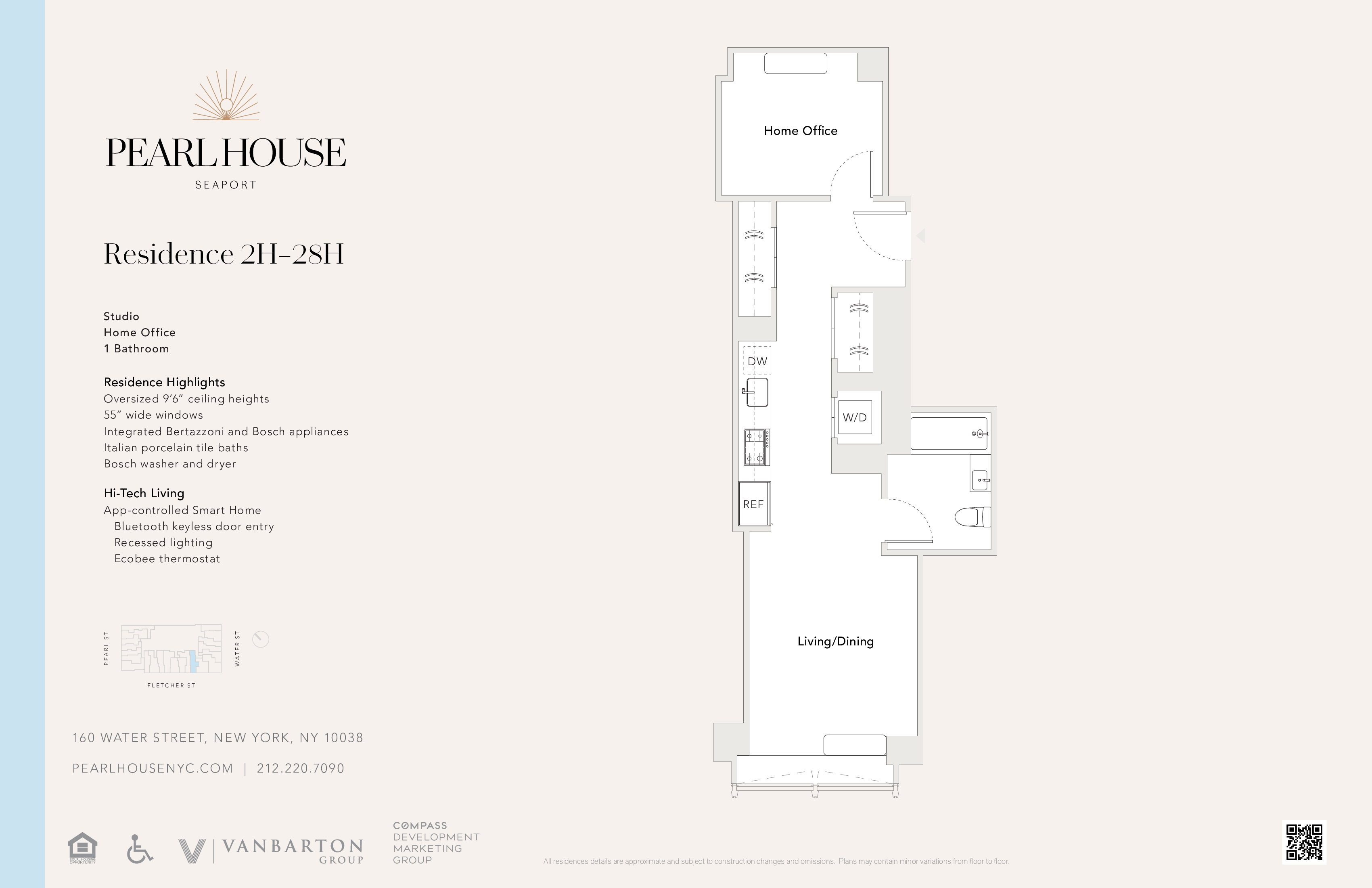 Floorplan for 160 Water Street, 27H